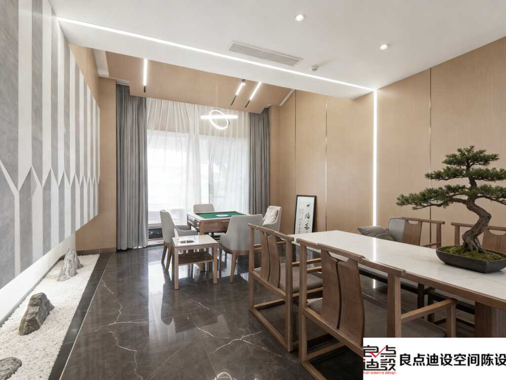 神仙颜值新中式禅意茶楼装修软装设计!一进门我就被狠狠拿捏了✨